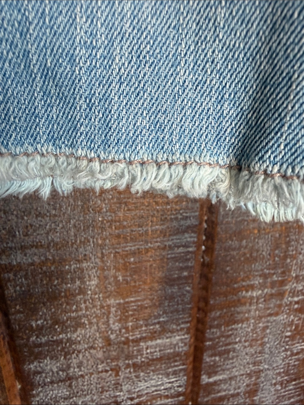RARE Levi’s 515 shorts frayed cut offs colorful back pockets trim womens size 12 - Picture 10 of 12